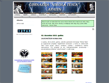 Tablet Screenshot of gimnazijaapatin.edu.rs